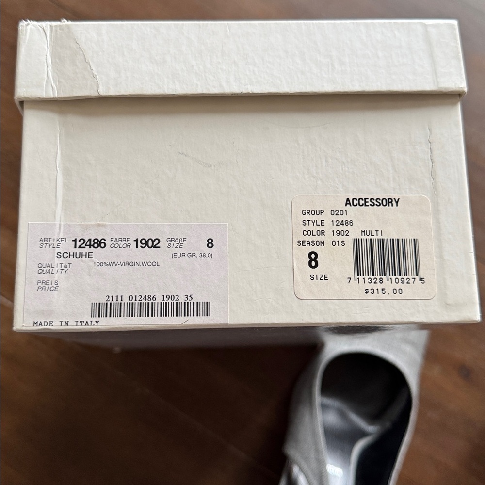 Size 8 38 Escada wool fabric gray Pumps - Picture 15 of 16